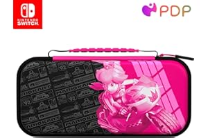 PDP Travel Case Plus Glow Grand Prix Peach Nintendo Switch