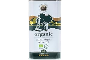 Lyrakis Family Organic Olive Oil 1L – Greek Extra Virgin, Certified BIO, Premium First Cold Pressed, High Polyphenols, Handpicked Koroneiki Olives, Fresh Harvest from Crete – Since 1975
