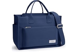 Fancy Forest KALIDI Shopper Tasche Damen Groß Canvas Arbeitstasche Damen Handtasche Umhängetasche Crossbody Bag Tote Bag für Arbeit Büro Reisen Einkaufen Schule