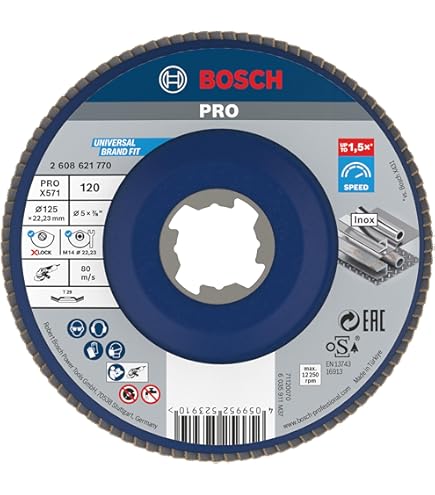 Mola Da Taglio Bosch Professional X-Lock - Ø115mm Per Legno E Plastica - Foto 6