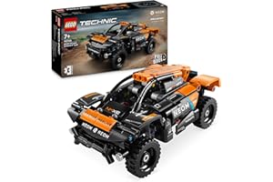 LEGO Technic NEOM McLaren Extreme E Race Car, Vehículo Todoterreno de Juguete con Tracción Manual hacia Atrás, Coche de Carreras Rally como Regalo para Niños y Niñas de 7 Años o Más 42166