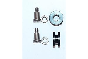 GAO Flora 2 Laufrollen Kunststoff für Gewächshaustür Außen-Ø 20 mit Bolzen und Mutter aus Edelstahl