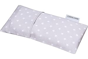 CARREDANA Saco térmico anti-cólicos bebé de semillas de trigo y lavanda.23 x 12cm (Estrellas gris)