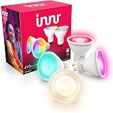 innr GU10 Spot Smart Bulb, White &amp; Color, for Hue* and Zigbee Hubs | RGB LED Light, White &amp; Colorful, 16 Million Colors, 410