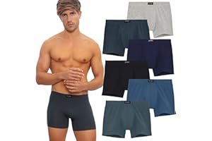 DON ALGODON | Pack 6 Boxers Hombre Suaves, Transpirables y Resistentes