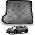 Nomad Boot Liner Compatible with Kia EV6 2021+ Premium Boot Floor Upper Position Tailored Fit Car Floor Mat Protector Guard Tray Black Custom Fitted Accessory - Dog Friendly & Waterproof Raised Edges