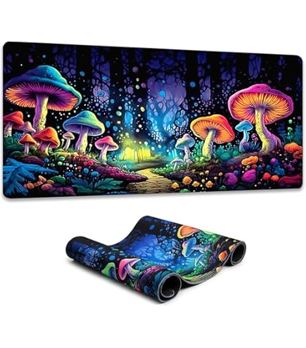 ProbTis Large Cyberpunk Mouse Pad, Gaming Cool Desk Pad, Extended - View #7