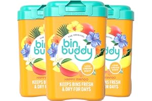 Bin Buddy Surf's Up Bin Freshener Powder 450g, Pack of 3 – Leaves Your Bin Smelling Great – Suitable for Indoor Kitchen, Bathroom, Food Waste Bins and Outdoor Wheelie Bins