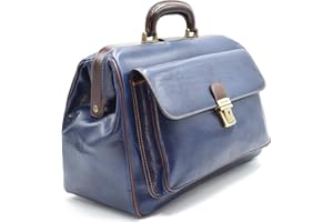DD FIRENZE D&D - Borse Medico in vera pelle English Man - Bicolor - Made in Italy