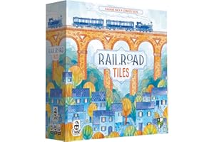 Cranio Creations - Railroad Tiles - Le Connessioni Della Rete - 1-4 Giocatori, 45 Min - Gioco Family - Età 8+ - Edizione in Lingua Italiana