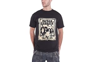 Black Sabbath World Tour 78 Group Shot Official Unisex Black T Shirt