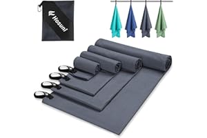 Hosuni Microfibre Towel, 60x30cm Small Gym Towel, Compact Quick Dry Travel Towel, Gym Towel Men Suitable for Fitness, Beach, Gym, Camping, Swim
