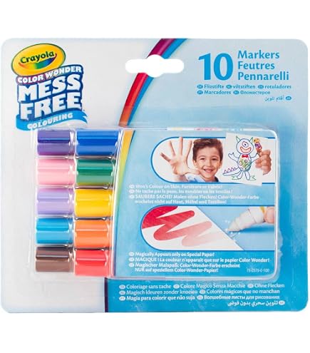 Cahier De Coloriage Crayola Color Wonder Paw Patrol - 18 Pages + 5 Marqueurs Magiques - Sans Taches, à Partir De 3 Ans
