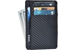 Oak Leathers Leather Wallet for Men & Women - RFID Wallet Slim Credit Card Holder 1 ID Window Thin Wallets Front Pocket