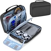 Damero Portable Stethoscope Case, Black (Bag Only) | Carrying Case for 2 Stethoscopes, Bag with 3M Littmann/ADC/Omron Stethos