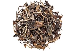 oriarmcha Chinese Shou Mei Aged Tea Loose Leaf 50g - Fuding White Tea Shoumei Long Life Eyebrow - 1st Grade - Brew Hot or Iced Tea