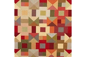 Kt KILOtela Tessuto per Tappezzeria, Jacquard Gobelin, Rivestimento, Robusti, Durevoli, Sedia, Divano, Cuscini, Testata Letto, 100 cm Lunghezza x 280 cm Larghezza, A Scacchi, Multicolore - 1 metro