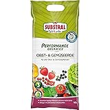 Substral Performance Organics Obst-& Gemüse Erde, Hochwertige Bio Erde für Obst- & Gemüsepflanzen, 10 Liter Sack