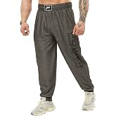 BIG SAM SPORTSWEAR COMPANY Erkek Cepli Bol Eşofman Altı, Oldschool Bol Kesim Spor Salonu Pantolonu