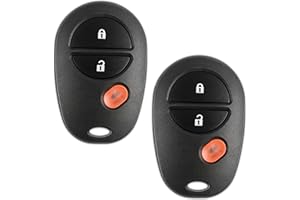 KeylessOption reemplazo de entrada sin llave mando a distancia llave del coche Fob para gq43vt20t (Pack de 2)