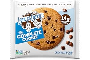 Lenny & Larry's Chocolate Chip The Complete Cookie, 113g (Pack of 12)