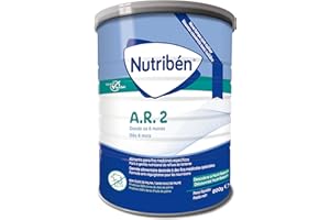 Nutribén A.R 2 Boîte lait en poudre bébé de 6 à 12 mois, 800 g | Lait anti regurgitation bebe 2eme âge | Lait de suite bebe 6 mois sans huile de palme