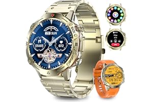 Homailida Smartwatch Uomo, 1.39" Orologio Smart Watch con Effettua/Risposta Chiamate e Assistente Vocale, Notifiche Messaggi, 100+ Modalità Sportive IP68 Fitness Tracker per Android iOS Marca