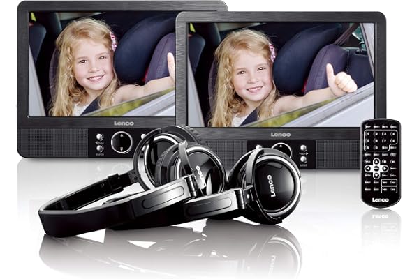 Lenco MES-415 Lecteur DVD/Blu-Ray portable Noir - Lecteurs DVD/Blu-Ray portables (Noir)