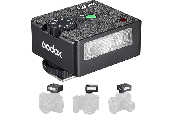 Godox iM30 Mini Flash, GN15 Speedlite avec 13 Niveaux de Puissance, 6500K avec contrôle Optique S1/S2 pour Appareil Photo Sony, Canon, Nikon, Fujifilm, Olympus, Panasonic