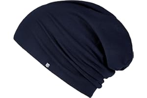 Enter the Complex® Berretto in Jersey Leggero, Uomo e Donna, Slouch Beanie in Cotone, Elasticizzato