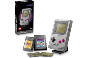 LEGO Super Mario Game Boy - Set de Construction pour Adulte - Maquette de Nintendo &#xE0; Exposer avec 2 Cartouches Dont Zelda - Support Inclus - Id&#xE9;e de Cadeau R&#xE9;tro pour Fans de Jeux Vid&#xE9;o 72046