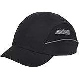 Ultimate Industrial HPBC_PREM-BLACK Deluxe Vented Bump Cap, Black