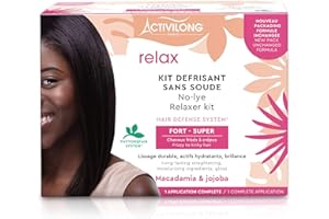Activilong actigloss Nourish Kit défrisant senza cloro-alcali Macadamia e Jojoba Forte Super