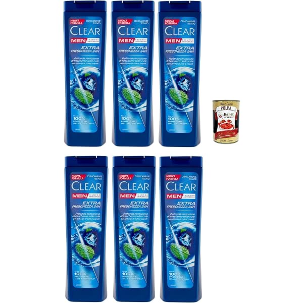 Clear Men Anti-Schuppen Shampoo – 3x 225 Ml, Bis Zu 100% Schutz*, Für Alle Haartypen