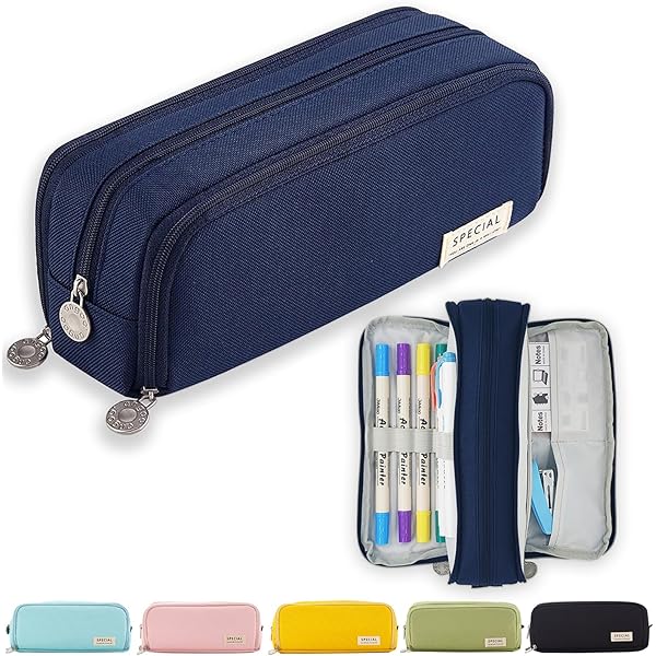 HERLITZ 11415916 à 9,90 € - Herlitz Trousse, En Nylon, Bleu