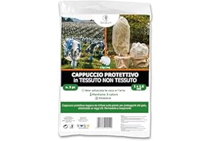 GebEarth® | Tessuto Non Tessuto per Piante, Copri Piante Inverno, Cappuccio TNT Antigelo 17 gr/m² 【1 x 1,6 m - 3 Cappucci】