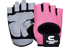 SAWANS Guanti da palestra per uomo e donna, in silicone antiscivolo, per fitness, ciclismo, trazioni, ecc