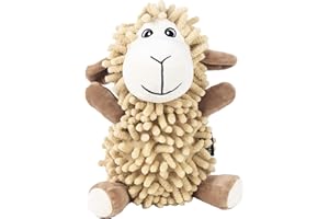 Webbox Shelby the Sheep - Plush, Squeaky & Super Soft Noodle Dog Toy