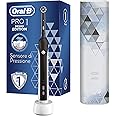 Oral-B Pro 1-750 Spazzolino Elettrico, con Timer Integrato, Sensore di Pressione, 1 Testina, Batteria Litio, Custodia da Viag