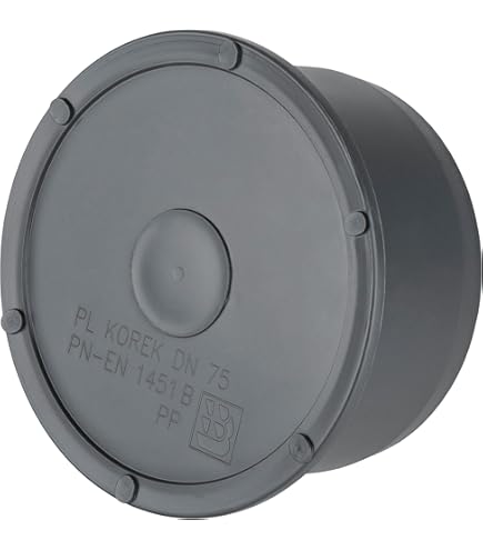 Muffenstopfen HT KG Rohr DN 250 mm Orange | Abwasser Kappe Kunststoff Abflussrohr Kunststoffstopfen PVC PP Verbindung Anschlussstück Deckel Formstücke