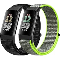 Songsier Edelstahl Armband Für Fitbit Charge 5/6 - Magnetverschluss Metall Armband Damen Herren