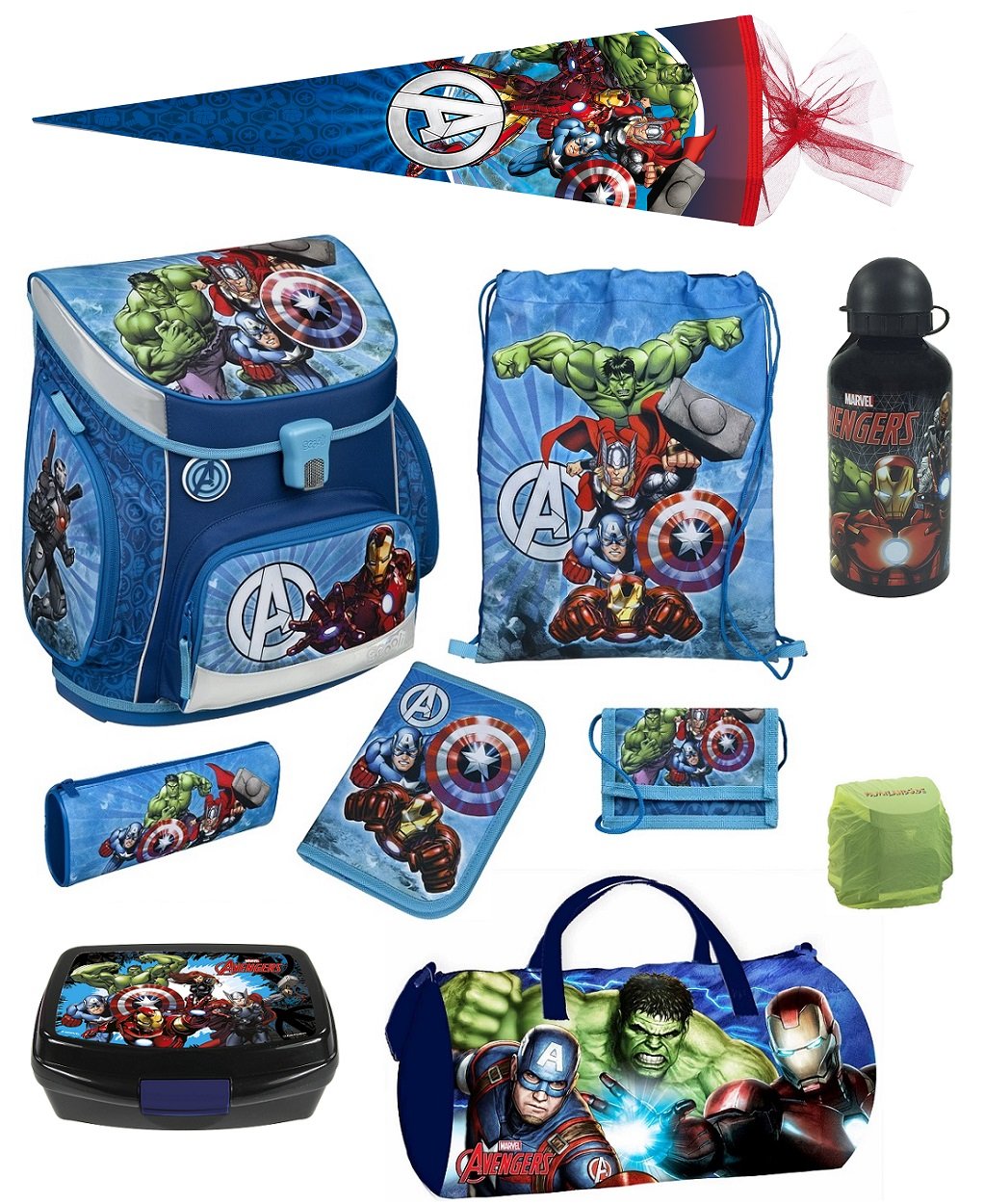Avengers-Schulranzen-10tlg-Set-Scooli-Campus-Up-mit-Sporttasche-Schultte-85cm-AVEN8252