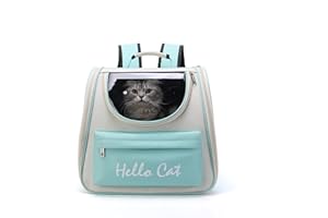 Sipobuy Śliczny, składany plecak na kapsułki dla małych, średnich kotów, szczeniaków, psów, przezroczysty, oddychający, odporny na wysokie temperatury torba do przenoszenia, na podróż, wędrówki,