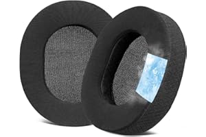 SOULWIT Cooling Gel Earpads Replacement for SteelSeries Arctis 1/3/5/Arctis 7/7+/7P/7P+/7X/7X+/9/9X/Pro/Prime(Do Not Fit Any Arctis Nova) Headset, Ear Pads Cushions with High-Density Foam - Black