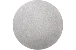 sourcing map Diamant-Schleifscheibe, 200 mm, Körnung 120, ohne Mittelloch, flache Rundscheibe, Polierscheiben, Schleifscheibe für Edelstein, Fliesen, Porzellan, Glas, Stein, Metall