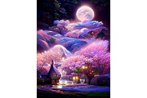 SMYJDMM Diamond Painting, Landschaft Diamond Painting Kits, Diamant Painting Set Mosaikherstellung Erwachsene Diamant Kunst Handwerk für Home Wand Décor 30x40cm