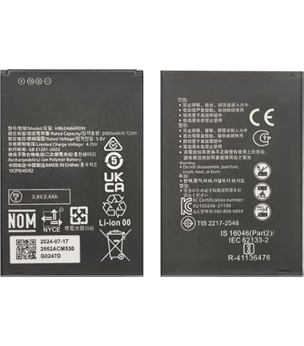 Batterie D'origine HB434666RBC Compatible Avec Huawei Mobile Wifi