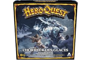 Avalon Hill HeroQuest, Extension L'horreur des glaces, jeu de style donjon, 2 à 5 Joueurs, dès 14 Ans, système de jeu HeroQuest requis