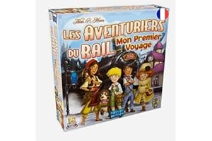 ASMODEE Les AVENTURIERS du Rail : Mon Premier Voyage - Jeu de Société pour Enfants dès 6 Ans - 2 à 4 Joueurs - 15 à 30 Min - Version Française - Jeu de Stratégie Indépendant par Days of Wonder