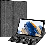 Fintie Tangentbordsfodral för Samsung Galaxy Tab A8 10,5 tum 2022/2021 SM-X200/X205/X207 – Tangentbordsfodral med magnetiskt